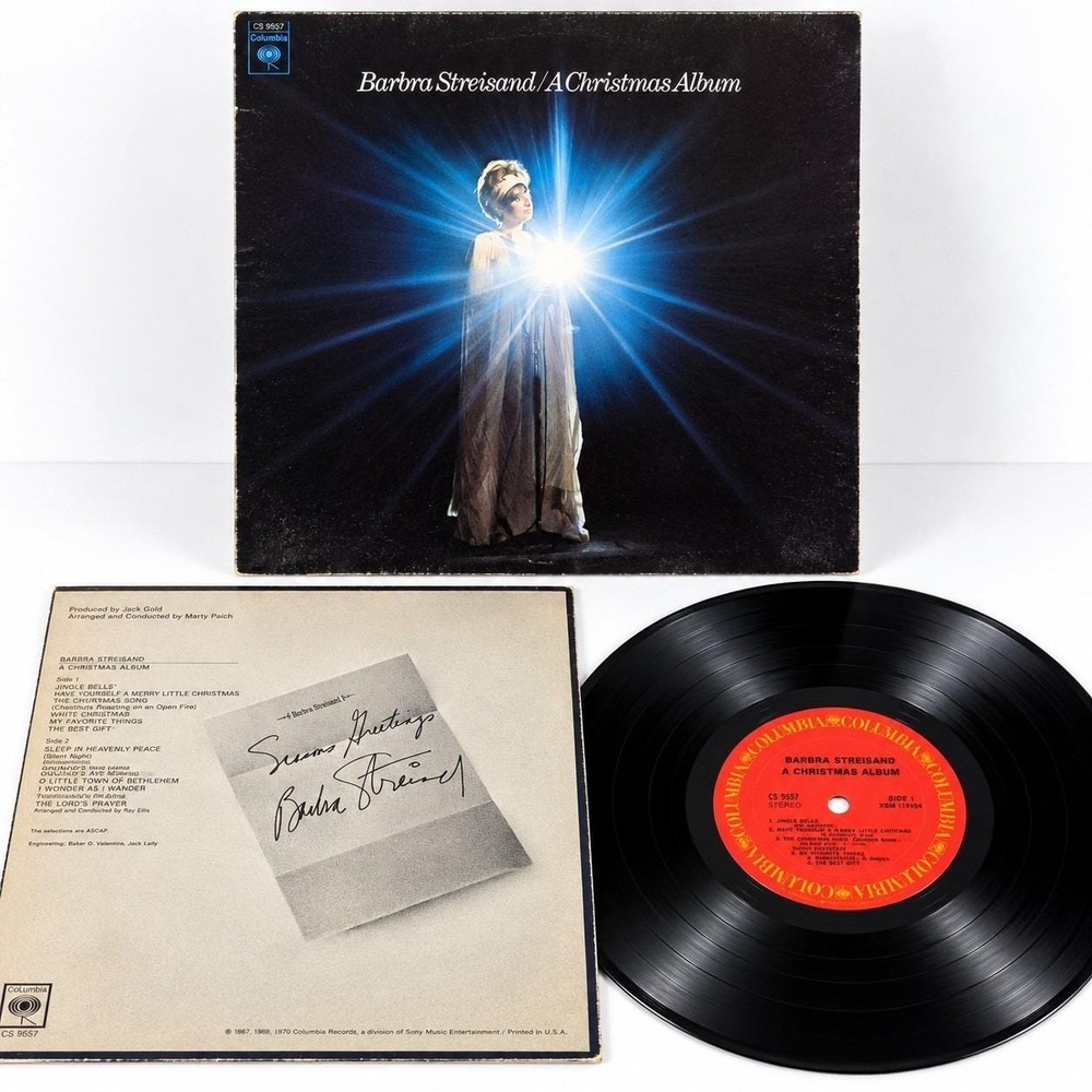 Barbra Streisand A Christmas Album LP Columbia CS 9557 Stereo 1967 Vinyl